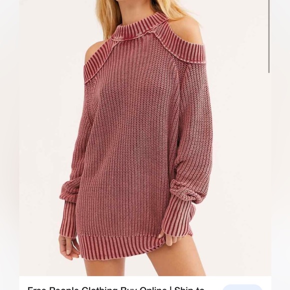 Free People NWOT Half Moon Sweater-All Washed Out💝 - Picture 2 of 8